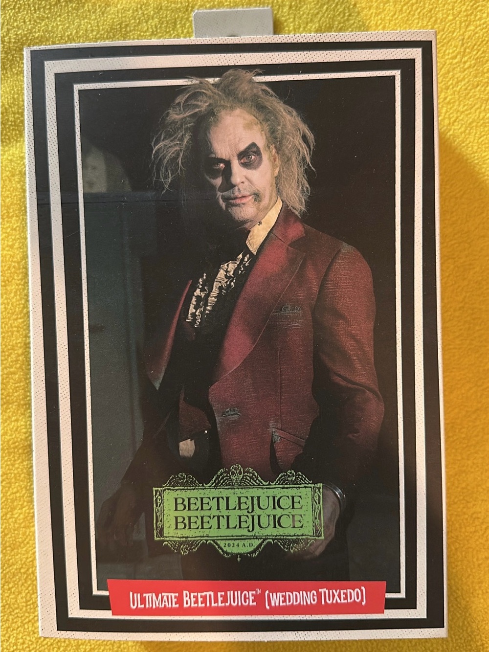 NECA Beetlejuice Ultimate Red Wedding Tuxedo 7-inch scale action figure